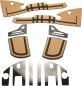 Preview: Saddlebag Organizer Shelf Set - Indian Round Bags - Tan