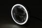 Preview: LED Hauptscheinwerfereinsatz Typ 7 - 5.75", Standlichtring - Chrom