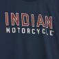 Preview: MENS DISTRESSED BLOCK LOGO TEE - NAVY