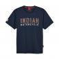 Preview: MENS DISTRESSED BLOCK LOGO TEE - NAVY