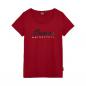 Preview: WOMENS 2 COLOR FOIL SCRIPT TEE - RED