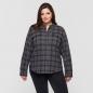 Preview: WOMENS CHICAGO PLAID SHIRT - BLACK