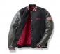 Preview: MENS VARSITY BOMBER JACKET - BLACK