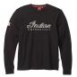 Preview: MENS LONG SLEEVE SCRIPT LOGO T-SHIRT - BLACK