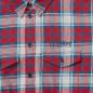Preview: WOMENS SCRIPT EMBROIDERY SHIRT - RED