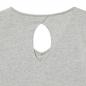 Preview: WOMENS OPEN BACK TEE - GRAY