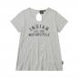 Preview: WOMENS OPEN BACK TEE - GRAY