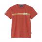 Preview: MENS STRIPE PATCH PRINT T-SHIRT - RED