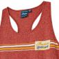 Preview: WOMENS STRIPE PATCH PRINT TANK - RED