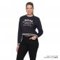 Preview: WOMENS CROPPED RETRO TOP - NAVY