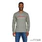 Preview: MENS 2 COLOR SCRIPT LONGSLEEVE T-SHIRT - GRAY