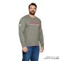 Preview: MENS 2 COLOR SCRIPT LONGSLEEVE T-SHIRT - GRAY