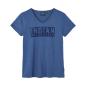 Preview: WOMENS STAMP BLOCK LOGO T-SHIRT - BLUE