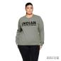 Preview: WOMENS CHAINSTITCH EMBROIDERY LONGSLEEVE T-SHIRT - GRAY