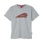 Preview: MENS DISTRESSED HEADDRESS MARLS T-SHIRT - GRAY