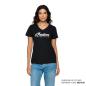 Preview: WOMENS ESSENTIAL SCRIPT LOGO T-SHIRT - BLACK