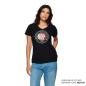 Preview: WOMENS HEADDRESS ICON T-SHIRT - BLACK