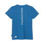 Preview: WOMENS VERTICAL LOGO PRINTED T-SHIRT - BLUE