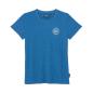 Preview: WOMENS VERTICAL LOGO PRINTED T-SHIRT - BLUE