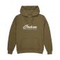 Preview: WOMENS ESSENTIAL SCRIPT LOGO HOODIE - GREEN