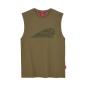 Preview: MENS HEADDRESS PRINT TANK - GREEN