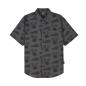Preview: MENS ENGINE HEADDRESS PRINT SHIRT - GRAY