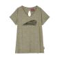 Preview: WOMENS MARL HEADDRESS TEE - GREEN