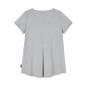 Preview: WOMENS LOGO BACK PLEAT TEE - GRAY