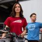 Preview: WOMENS CROPPED HEADDRESS T-SHIRT - RED