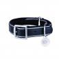 Preview: LEATHER DOG COLLAR WITH BRANDED TAG - BLACK