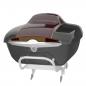 Preview: INDIAN TOPCASE - STEEL GRAY & BURGUNDY METALLIC