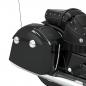 Preview: POWERBAND AUDIO CLASSIC SADDLEBAG SPEAKER BEZELS - SCHWARZ - CHIEFTAIN CLASSIC + ROADMASTER