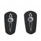 Preview: HEADDRESS PASSENGER FLOORBOARD PADS - TRITTBRETT-EINSÄTZE - CHROM
