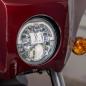 Preview: STEELFRAME PATHFINDER 5.75" ADAPTIVE LED ECE HEADLIGHT - CHROME