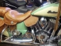Preview: Leder Hitzeschutz Crotch Cooler für Indian Chief - Tan