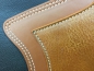 Preview: Leder Hitzeschutz Crotch Cooler für Indian Chief - Tan