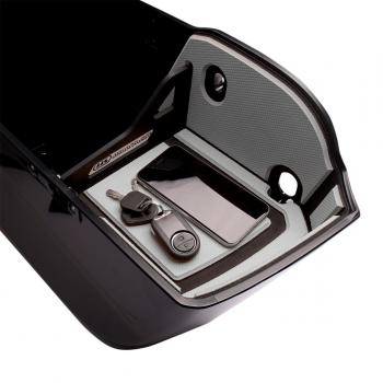 Preview: Saddlebag Organizer Shelf Set - Indian Flat Bags - Grau Preview: Saddlebag Organizer Shelf Set - Indian Flat Bags - Grau