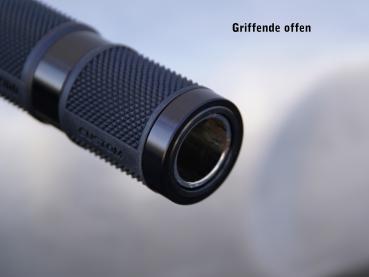 Schwarze Griffe - Indian Scout - offene Griffenden