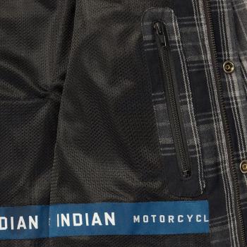 MENS CANYON PLAID SHIRT - BLACK