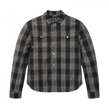 MENS CANYON PLAID SHIRT - BLACK