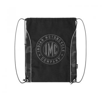 CAMO DRAWSTRING BAG - BLACK