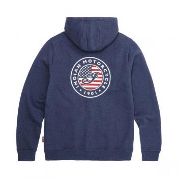 Preview: MENS USA FLAG HOODIE - NAVY