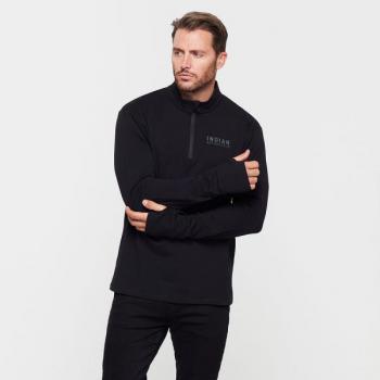 MENS QUARTER ZIP PERFORMANCE TOP - BLACK