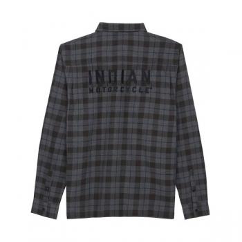 MENS CHICAGO PLAID SHIRT - BLACK