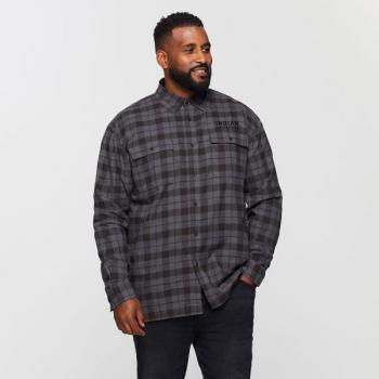 MENS CHICAGO PLAID SHIRT - BLACK