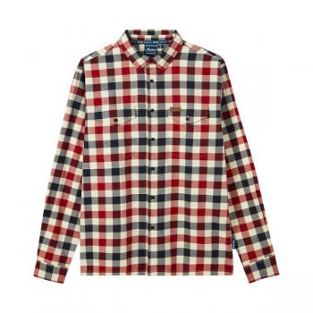 MENS IOWA PLAID SHIRT - RED