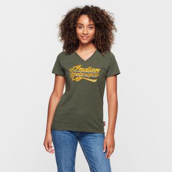 Preview: WOMENS MIXED EMBROIDERY PRINT TEE - KHAKI