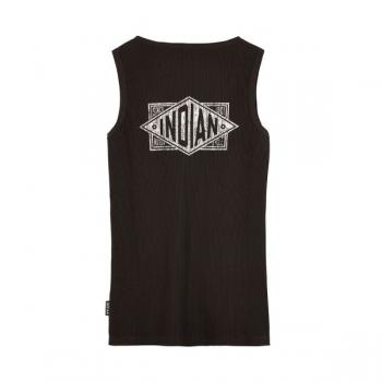 Preview: WOMENS ZIP HENLEY TANK - BLACK