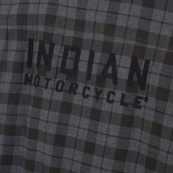 WOMENS CHICAGO PLAID SHIRT - BLACK