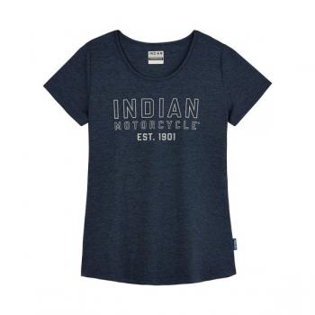 WOMENS 1901 ATHLEISURE TEE - BLUE